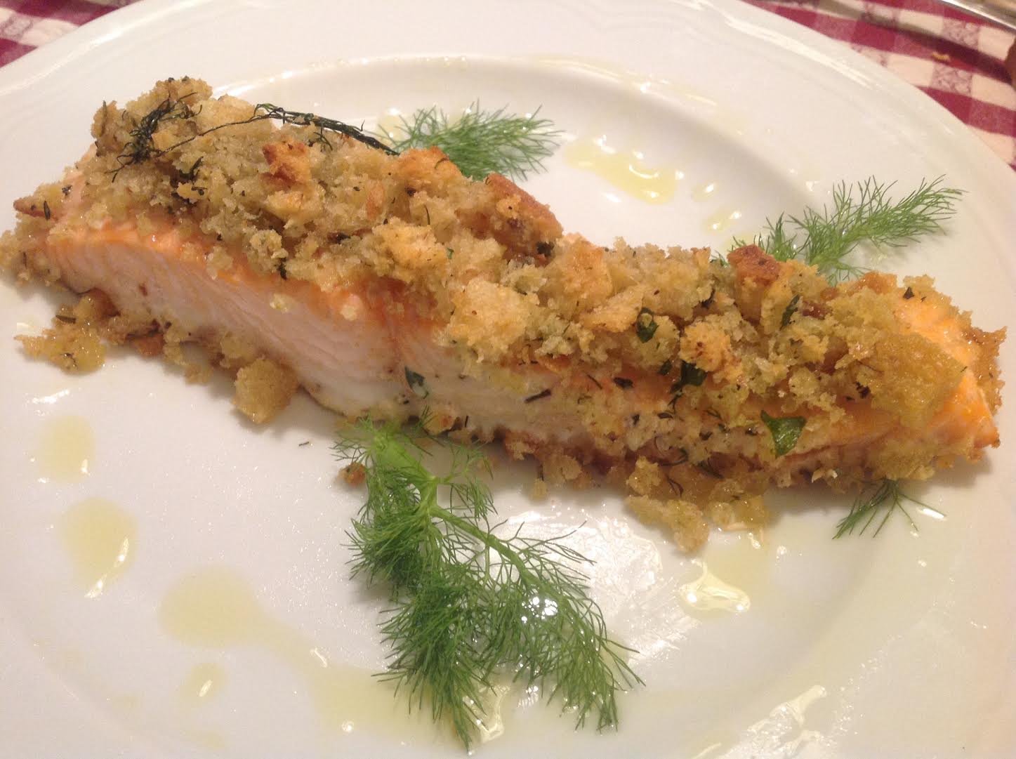 salmone croccante – crispy salmon